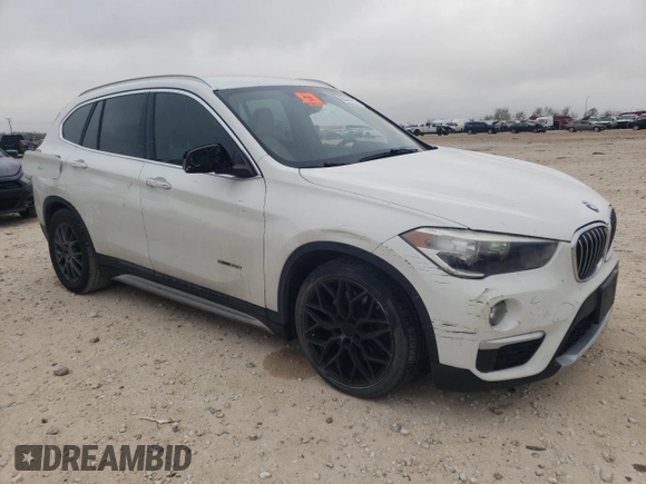 2017 BMW X1 sDrive28i with VIN WBXHU7C35H5H36894, listed as a Copart auction lot 86144154 with 78,355 mi miles and Salvage Title. Bid and sale history available at carsss.com. Image 4.