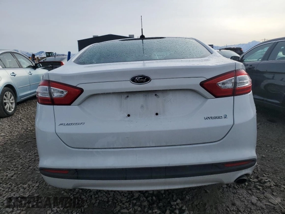 2014 Ford Fusion SE Hybrid with VIN 3FA6P0LUXER379123, listed as a Copart auction lot 45771445 with 180,393 mi miles and Salvage title. Bid and sale history available at DreamBid. Image 6.
