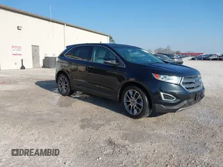 2015 Ford Edge Titanium with VIN 2FMTK4K96FBB84518, listed as a IAAI auction lot 41786259 with 153,525 mi miles. Bid and sale history available at carsss.com. Image 1.