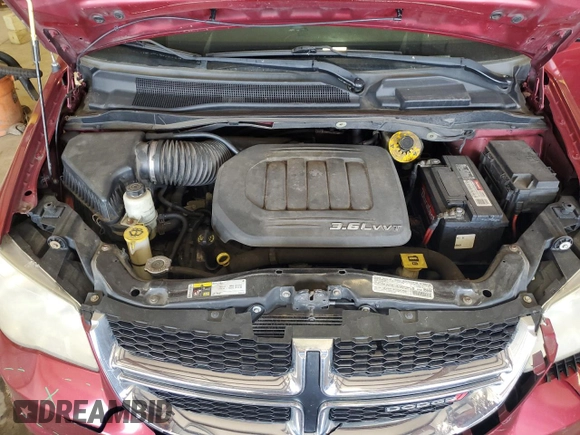2014 Dodge Grand Caravan SXT with VIN 2C4RDGCG6ER122145, listed as a Copart auction lot 54435605 with 156,196 mi miles and Salvage Title. Bid and sale history available at DreamBid. Image 12.