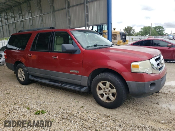 2007 Ford Expedition Max XLT with VIN 1FMFK16587LA18862, listed as a Copart auction lot 54990035 with 272,196 mi miles and Clean title. Bid and sale history available at DreamBid. Image 4.