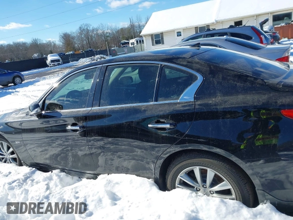 2016 Infiniti Q50 2.0t Premium with VIN JN1CV7AR0GM253412, listed as a IAAI auction lot 41223814 with 45,185 mi miles. Bid and sale history available at carsss.com. Image 13.
