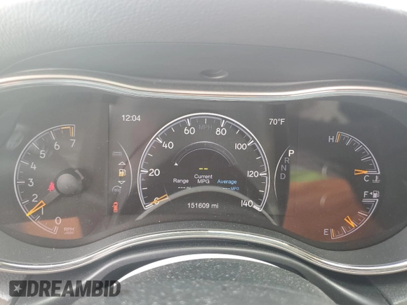 2017 Jeep Grand Cherokee Altitude z VIN 1C4RJFAG5HC784205, wystawiony jako Copart lot #53456375 z przebiegiem 151 609 mil mil oraz Szkoda całkowita • Salvage title. Historia ofert i sprzedaży dostępna na DreamBid. Obrazek 9.