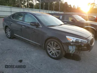 2014 Kia Cadenza Premium with VIN KNALN4D70E5120367, listed as a Copart auction lot 81324754 with 137,508 mi miles and Salvage Title. Bid and sale history available at carsss.com. Image 4.