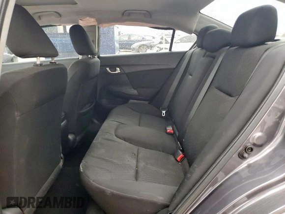 2015 Honda Civic EX with VIN 19XFB2F85FE235913, listed as a Copart auction lot 51538205 with 126,047 mi miles and Salvage Title. Bid and sale history available at DreamBid. Image 11.
