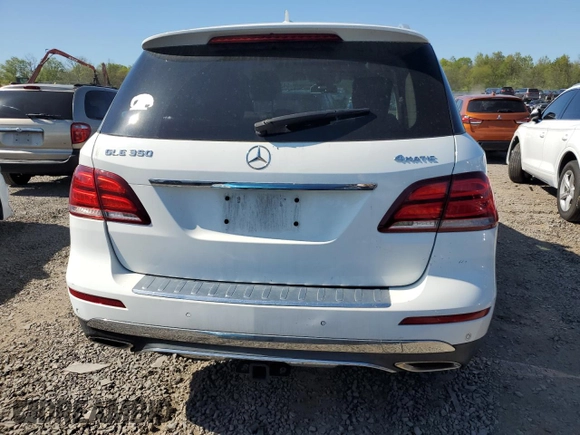 2017 Mercedes-Benz GLE 350 with VIN 4JGDA5HB2HA845922, listed as a Copart auction lot 54329535 with 83,124 mi miles and Salvage title. Bid and sale history available at DreamBid. Image 6.