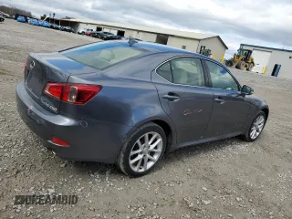 2012 Lexus IS 250 with VIN JTHCF5C21C5059392, listed as a Copart auction lot 49623775 with 62,501 mi miles and Salvage Title. Bid and sale history available at DreamBid. Image 3.