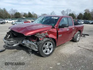 2014 Ram 1500 Big Horn z VIN 1C6RR6GG9ES102757, wystawiony jako Copart lot #50048205 z przebiegiem Nie podano mil oraz Szkoda całkowita • Salvage title. Historia ofert i sprzedaży dostępna na DreamBid. Obrazek 1.