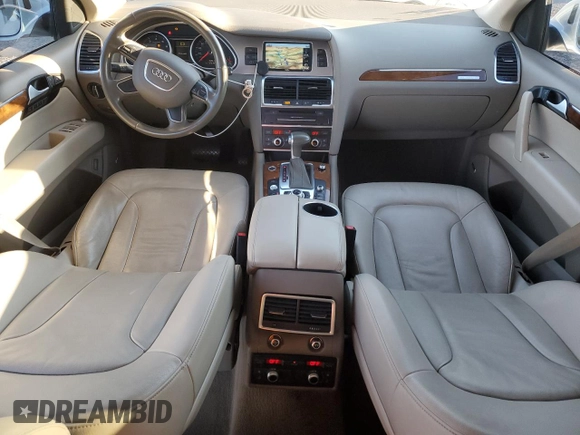 2015 Audi Q7 Premium Plus с VIN WA1LGAFE6FD032285, выставлен на аукционе Copart как лот 54931105 с пробегом 97 218 миль миль и Списание • Salvage title. История ставок и продаж доступна на DreamBid. Изображение 8.