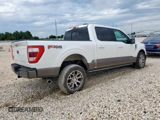 2023 Ford F-150 XL with VIN 1FTFW1ED6PFC00883, listed as a Copart auction lot 60438105 with 27,640 mi miles and Salvage title. Bid and sale history available at DreamBid. Image 3.