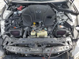 2020 Infiniti Q50 Luxe with VIN JN1EV7AR2LM254113, listed as a Copart auction lot 53379655 with 56,099 mi miles and Salvage title. Bid and sale history available at DreamBid. Image 11.