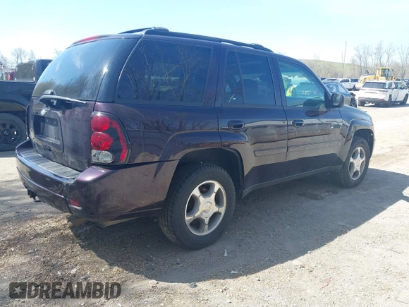 2009 Chevrolet TrailBlazer LT w/2LT with VIN 1GNDT33S092101667, listed as a IAAI auction lot 42124720 with 114,705 mi miles. Bid and sale history available at carsss.com. Image 4.