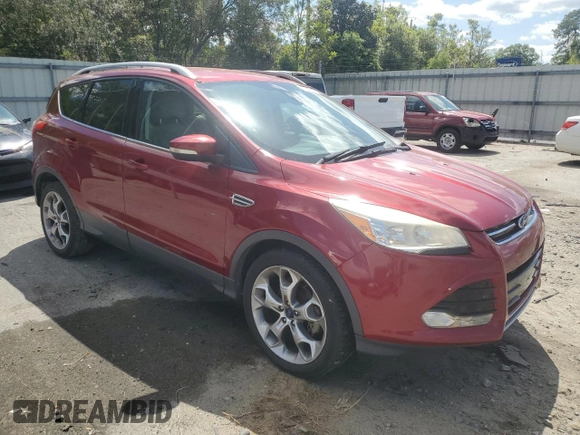 2014 Ford Escape Titanium with VIN 1FMCU0JXXEUD13856, listed as a Copart auction lot 52450165 with 116,183 mi miles and Clean Title. Bid and sale history available at carsss.com. Image 4.