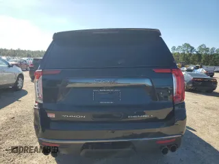 2023 GMC Yukon XL Denali Ultimate with VIN 1GKS2KKL8PR347320, listed as a Copart auction lot 81120334 with 16,028 mi miles and Salvage Title. Bid and sale history available at carsss.com. Image 6.