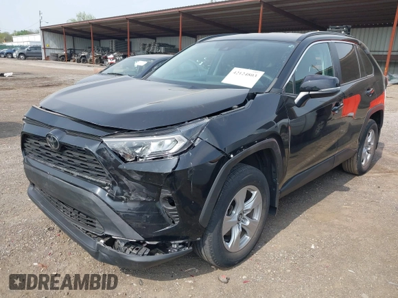 2020 Toyota RAV4 XLE with VIN 2T3P1RFV3LC121898, listed as a IAAI auction lot 42124803 with 23,374 mi miles. Bid and sale history available at carsss.com. Image 17.