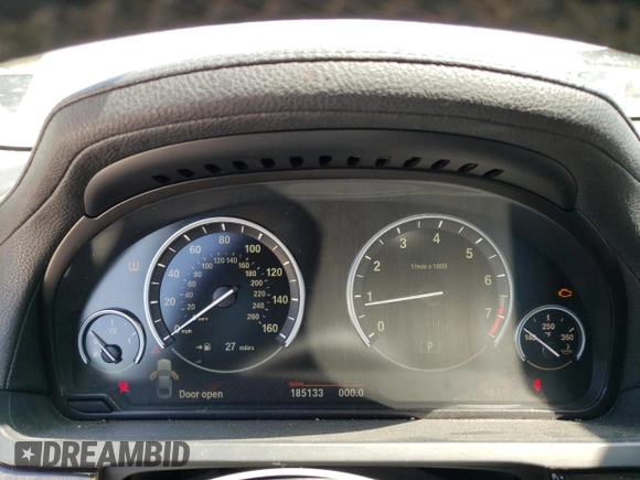 2011 BMW 7 Series 750i with VIN WBAKA8C57BCY36883, listed as a Copart auction lot 52237295 with 185,133 mi miles and Clean title. Bid and sale history available at DreamBid. Image 9.