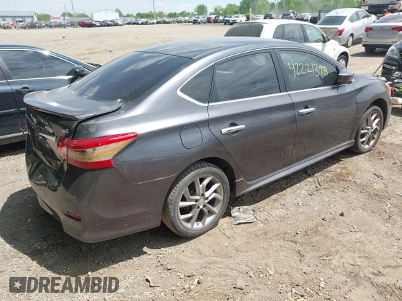 2014 Nissan Sentra S with VIN 3N1AB7AP9EY332828, listed as a IAAI auction lot 42221398 with 71,028 mi miles and . Bid and sale history available at DreamBid. Image 4.