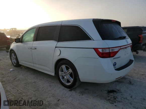 2012 Honda Odyssey Touring with VIN 5FNRL5H96CB144690, listed as a Copart auction lot 75176494 with 0 mi miles and Salvage Title. Bid and sale history available at carsss.com. Image 2.
