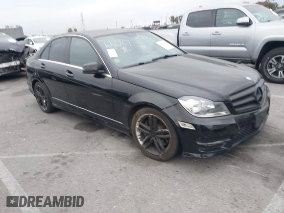 2013 Mercedes-Benz C 300 Sport with VIN WDDGF8AB3DG153597, listed as a IAAI auction lot 42062599 with 107,259 mi miles and . Bid and sale history available at DreamBid. Image 1.