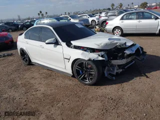 2018 BMW M3 with VIN WBS8M9C52J5K98356, listed as a IAAI auction lot 41593546 with 91,478 mi miles. Bid and sale history available at carsss.com. Image 1.