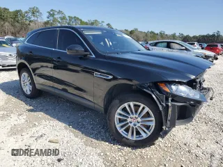 2020 Jaguar F-Pace 30t Prestige with VIN SADCK2GX2LA640512, listed as a Copart auction lot 45651055 with 97,395 mi miles and Salvage Title. Bid and sale history available at DreamBid. Image 4.