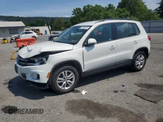 2017 Volkswagen Tiguan S с VIN WVGBV7AX8HK016005, выставлен на аукционе Copart как лот 62390515 с пробегом 68 026 миль миль и Списание • Salvage title. История ставок и продаж доступна на DreamBid. Изображение 1.