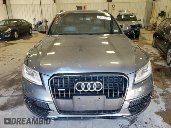 2016 Audi Q5 z VIN WA1DVBFPXGA021732, wystawiony jako Copart lot #76725344 z przebiegiem 110 859 mil mil oraz Nie do naprawy • Non repairable. Historia ofert i sprzedaży dostępna na DreamBid. Obrazek 5.