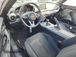 2018 FIAT 124 Spider Abarth with VIN JC1NFAEK6J0135745, listed as a Copart auction lot 62469345 with 30,393 mi miles and Salvage title. Bid and sale history available at DreamBid. Image 8.