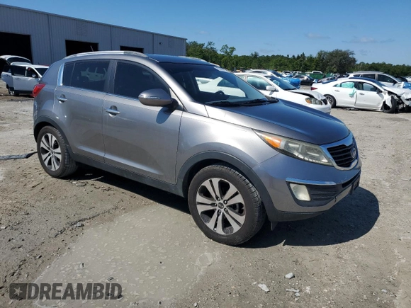 2011 Kia Sportage EX with VIN KNDPC3A22B7057611, listed as a Copart auction lot 52966515 with 133,133 mi miles and Salvage Title. Bid and sale history available at carsss.com. Image 4.