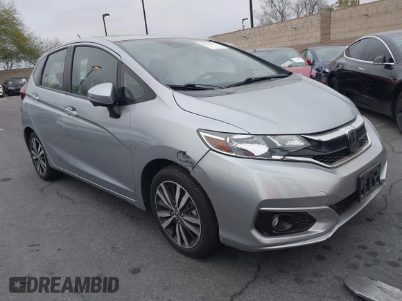 2019 Honda Fit EX with VIN 3HGGK5H87KM711969, listed as a IAAI auction lot 41812459 with 32,490 mi miles and . Bid and sale history available at DreamBid. Image 1.