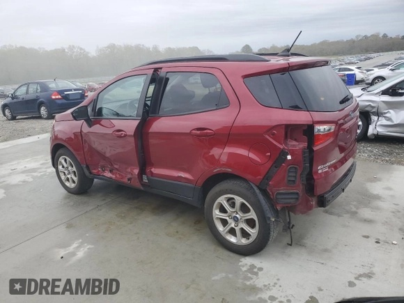 2021 Ford EcoSport SE with VIN MAJ3S2GE2MC447542, listed as a Copart auction lot 49314425 with 60,979 mi miles and Salvage Title. Bid and sale history available at DreamBid. Image 2.