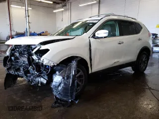 2016 Nissan Rogue SV with VIN 5N1AT2MV1GC785209, listed as a Copart auction lot 46155915 with 127,574 mi miles and Salvage Title. Bid and sale history available at DreamBid. Image 1.