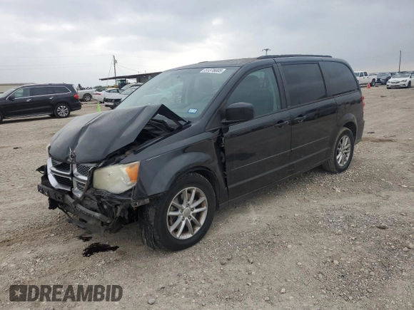 2013 Dodge Grand Caravan SXT with VIN 2C4RDGCG9DR618975, listed as a Copart auction lot 51378005 with 145,373 mi miles and Salvage Title. Bid and sale history available at DreamBid. Image 1.