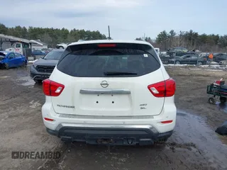 2017 Nissan Pathfinder SV with VIN 5N1DR2MM2HC633380, listed as a IAAI auction lot 41710351 with 90,602 mi miles. Bid and sale history available at carsss.com. Image 17.