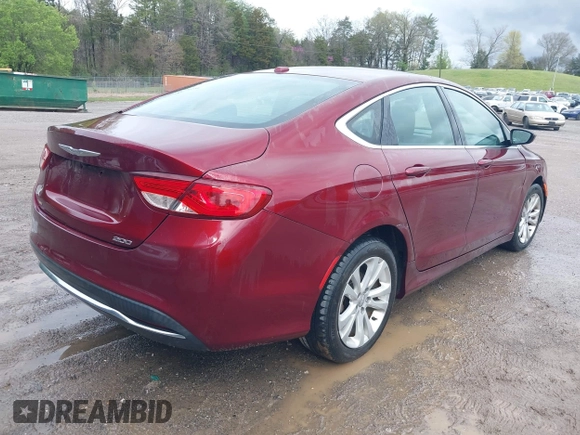 2015 Chrysler 200 Limited with VIN 1C3CCCAB8FN714934, listed as a IAAI auction lot 41906224 with 144,685 mi miles and . Bid and sale history available at carsss.com. Image 4.