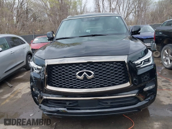 2020 Infiniti QX80 LUXE with VIN JN8AZ2NE8L9251265, listed as a IAAI auction lot 41892787 with 92,297 mi miles. Bid and sale history available at carsss.com. Image 12.