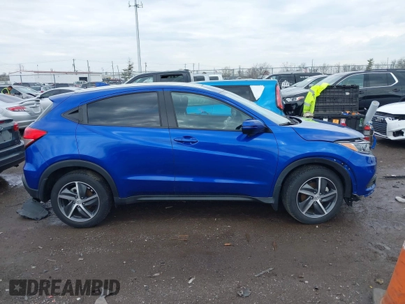 2022 Honda HR-V EX with VIN 3CZRU6H53NM773008, listed as a IAAI auction lot 41904292 with 24,703 mi miles. Bid and sale history available at carsss.com. Image 13.