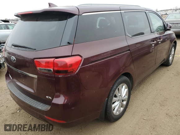 2016 Kia Sedona SX with VIN KNDMC5C13G6185565, listed as a Copart auction lot 82564854 with 106,104 mi miles and Clean Title. Bid and sale history available at carsss.com. Image 3.
