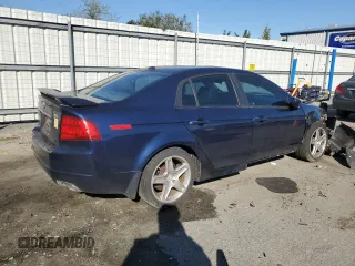 2006 Acura TL with VIN 19UUA66206A021400, listed as a Copart auction lot 55236325 with 212,985 mi miles and Salvage Title. Bid and sale history available at carsss.com. Image 3.