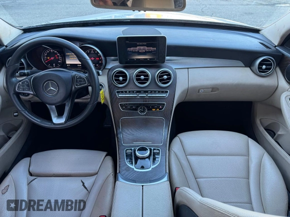2017 Mercedes-Benz C 300 with VIN 55SWF4JB9HU215940, listed as a Copart auction lot 46169925 with 68,929 mi miles and Clean title. Bid and sale history available at DreamBid. Image 9.