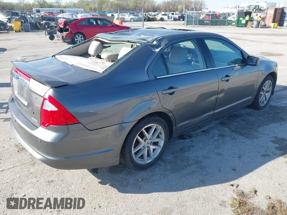 2011 Ford Fusion SEL with VIN 3FAHP0JG9BR267043, listed as a IAAI auction lot 41904289 with 168,580 mi miles. Bid and sale history available at carsss.com. Image 4.