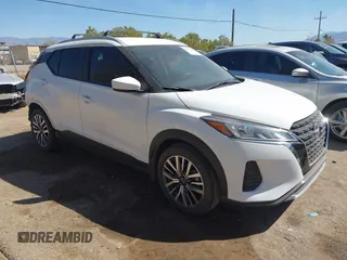 2024 Nissan Kicks SV with VIN 3N1CP5CV3RL496072, listed as a IAAI auction lot 41827609 with 9,059 mi miles. Bid and sale history available at carsss.com. Image 1.
