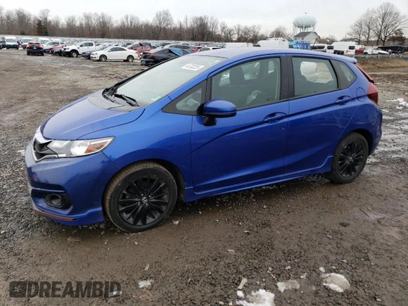 2018 Honda Fit Sport with VIN 3HGGK5G61JM710217, listed as a Copart auction lot 44733225 with 65,158 mi miles and Salvage Title. Bid and sale history available at DreamBid. Image 1.
