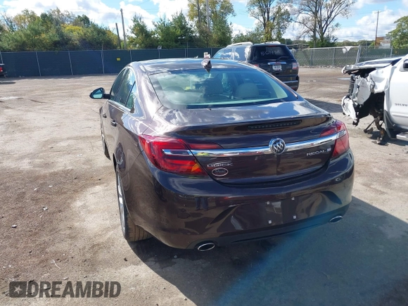 2015 Buick Regal Premium I with VIN 2G4GN5EX8F9169454, listed as a IAAI auction lot 40602572 with 117,407 mi miles. Bid and sale history available at carsss.com. Image 3.