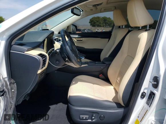 2020 Lexus NX 300 with VIN JTJDARBZ9L5012781, listed as a Copart auction lot 59105205 with 50,421 mi miles and Salvage title. Bid and sale history available at DreamBid. Image 7.