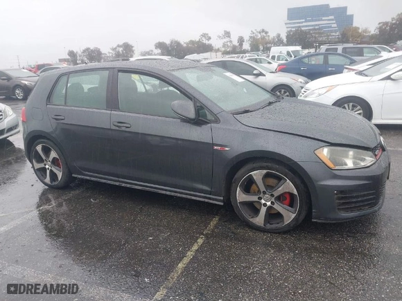 2015 Volkswagen Golf GTI Autobahn with VIN 3VW5T7AU7FM016917, listed as a IAAI auction lot 41566397 with 123,517 mi miles. Bid and sale history available at carsss.com. Image 13.