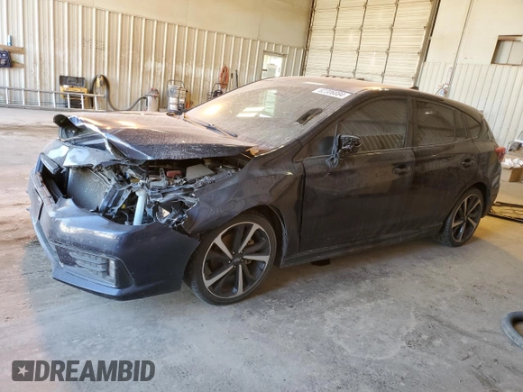 2020 Subaru Impreza Special Sports с VIN 4S3GTAJ69L1715856, выставлен на аукционе Copart как лот 82306884 с пробегом 75 095 миль миль и Списание • Salvage title. История ставок и продаж доступна на DreamBid. Изображение 1.