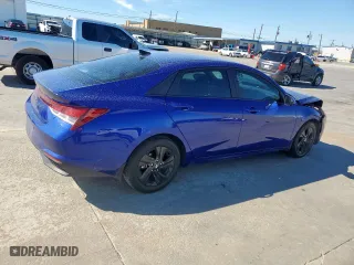 2023 Hyundai Elantra SEL with VIN KMHLM4AG5PU374252, listed as a Copart auction lot 46726655 with 55,779 mi miles and Salvage Title. Bid and sale history available at carsss.com. Image 3.
