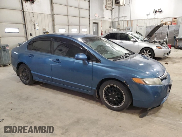 2008 Honda Civic LX with VIN 1HGFA16558L018716, listed as a Copart auction lot 50074955 with 230,699 mi miles and Clean Title. Bid and sale history available at DreamBid. Image 4.
