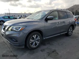 2017 Nissan Pathfinder SV with VIN 5N1DR2MN3HC685982, listed as a Copart auction lot 43090195 with 163,316 mi miles and Clean Title. Bid and sale history available at carsss.com. Image 1.